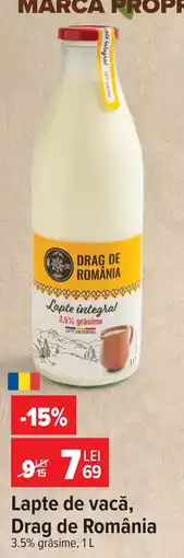 Carrefour Market Drag de România Lapte integral Ofertă