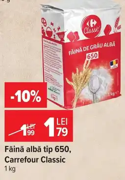 Carrefour Market Carrefour Classic Făină albă tip 650 Ofertă