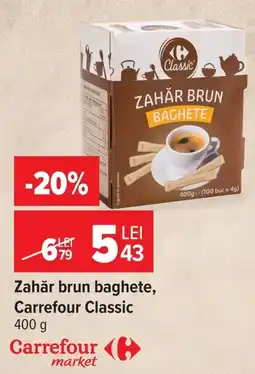 Carrefour Market Carrefour Classic Zahăr brun baghete Ofertă