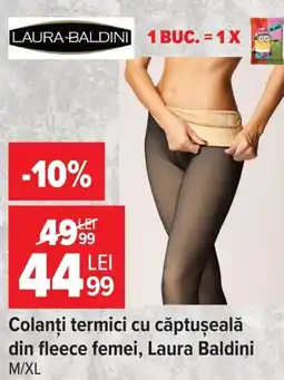 Carrefour Laura Baldini colanți termici cu căptușeală Ofertă