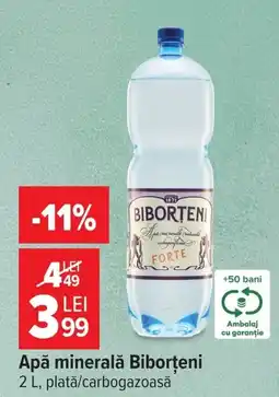 Carrefour Market Apă minerală Biborțeni Ofertă