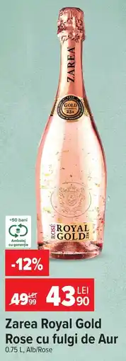 Carrefour Market Zarea Royal Gold Rose cu fulgi de Aur Ofertă