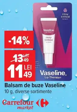 Carrefour Market Vaseline balsam de buze Ofertă