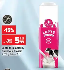 Carrefour Market Carrefour Classic Lapte Fără Lactoză Ofertă