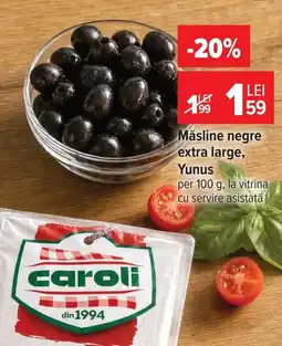Carrefour Market Carolli măsline negre extra large Ofertă