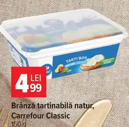 Carrefour Market Carrefour Classic Brânză tartinabilă natur Ofertă