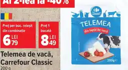 Carrefour Market Carrefour Classic Telemea de vacă Ofertă
