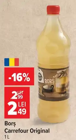 Carrefour Market Carrefour Original Borș Ofertă