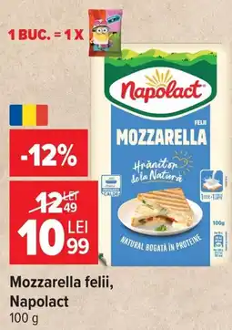 Carrefour Market Napolact mozzarella felii Ofertă