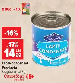 Carrefour Market ProdLacta lapte condensat Ofertă
