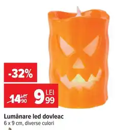 Carrefour Market Lumânare led dovleac Ofertă