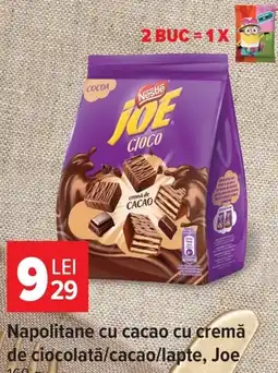 Carrefour Market Joe napolitane cu cacao Ofertă
