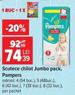 Carrefour Market Pampers scutece chilot Ofertă