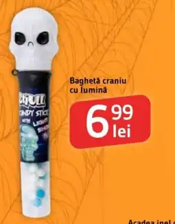 Supeco Skull candy stick with light Ofertă