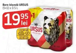 Supeco Bere blondă Ursus Ofertă