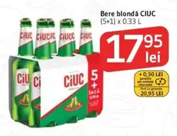 Supeco Bere blondă Ciuc Ofertă