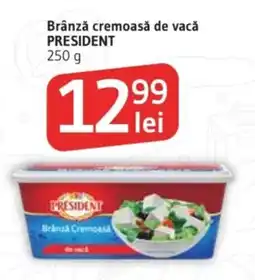 Supeco President brânză cremoasă de vacă Ofertă