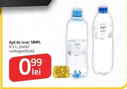Supeco Apă de izvor SIMPL Ofertă