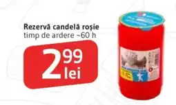 Supeco Candelă roșie Ofertă