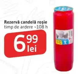 Supeco Rezervă candelă roșie Ofertă