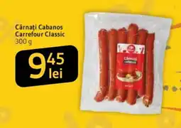 Supeco Cârnați Cabanos Carrefour Classic Ofertă