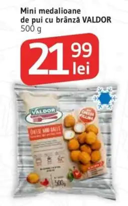 Supeco Valdor mini medalioane de pui cu brânză Ofertă