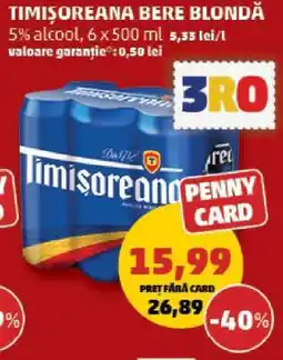 Penny TIMIŞOREANA Bere blondă Ofertă