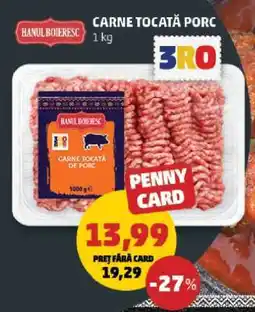 Penny Carne Tocată Porc Ofertă