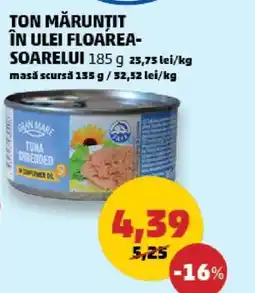 Penny Ton mărunțit în ulei floarea-soarelui Ofertă