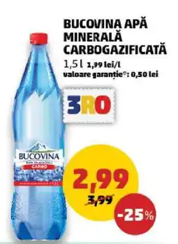 Penny Bucovina Apă minerală carbogazificată Ofertă