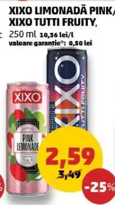 Penny XIXO Limonadă Pink, XIXO Tutti Fruity Ofertă