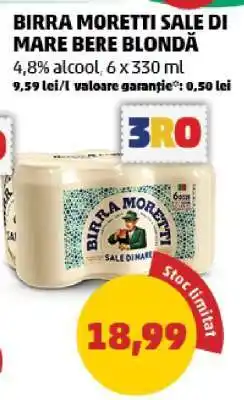 Penny BIRRA MORETTI SALE DI MARE Bere blondă Ofertă