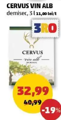 Penny CERVUS VIN ALB Ofertă