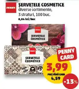 Penny Șervețele cosmetice Ofertă
