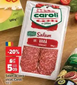 Carrefour Salam de vară uscat, Caroli Ofertă