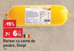 Carrefour Parizer cu carne de pasăre, Simpl Ofertă