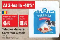 Carrefour Telemea de vacă, Carrefour Classic Ofertă