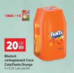 Carrefour Băutură carbogazoasă Coca Cola/Fanta Orange Ofertă