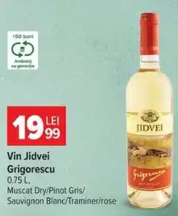 Carrefour Vin Jidvei Grigorescu Ofertă