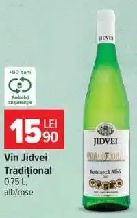 Carrefour Vin Jidvei Traditional Ofertă
