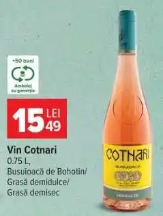 Carrefour Vin Cotnari Ofertă