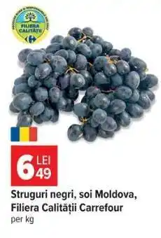 Carrefour Struguri negri soi Moldova, Filiera Calității Carrefour Ofertă