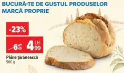 Carrefour Pâine țărănească Ofertă