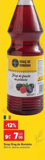 Carrefour Sirop Drag de România Ofertă