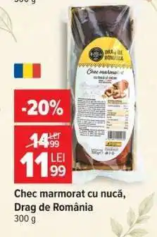 Carrefour Chec marmorat cu nucă Drag de România Ofertă