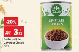 Carrefour Boabe de linte, Carrefour Classic Ofertă