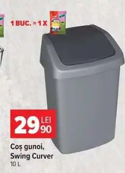 Carrefour Coș gunoi Swing, Curver Ofertă