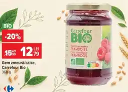 Carrefour Gem zmeură/caise, Carrefour Bio Ofertă