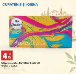 Carrefour Șervețele cutie, Carrefour Essential Ofertă
