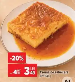 Carrefour Cremă de zahăr ars Ofertă